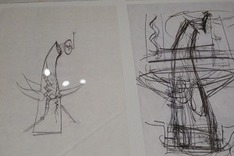 構想をデッサンに起こす