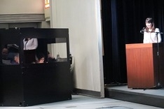 同時通訳のブース