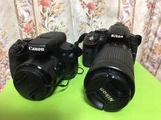 愛用のデジカメと一眼レフ