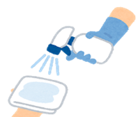 こまめに身の回りも消毒