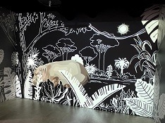 プロジェクションマッピング こんにちは