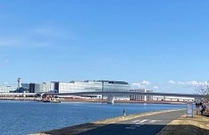 多摩川スカイブリッジと羽田空港