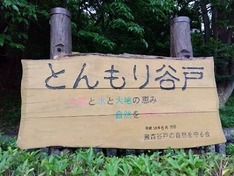 森の広場入り口看板