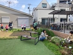 ☆駅近の空き地。園芸部などが活動