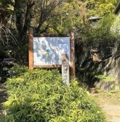 ⑶城址への登り口 小さくてなかなか見つからなかった