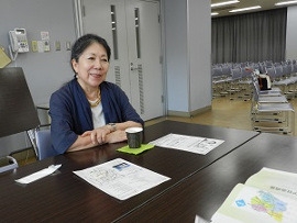 講演後の中澤まゆみ氏
