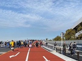 開通前イベント:川崎側入り口